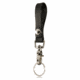 Boston Leather 3/4 Key Loop w/Deluxe Key Snap, Black, 5457-2-GLD