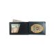 Boston Leather Billfold Style Badge Wallet, Black - 250-S-4135