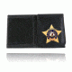 BOOK STYLE BADGE CASE, FLIP OUT BADGE FLAP