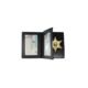 Boston Leather Book Style Badge Case, Double Id, Black - 122-4190