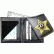 Boston Leather Book Style Wallet With Flipout Ba - 575-S-5014