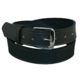 Boston Leather 1.25in Lined Off Duty Belt, Black, 6582L-1-34