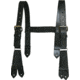 Boston Leather H- Back Leather Suspenders 6 P - 9178R-1