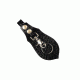 Boston Leather Key Loop With Flap - 5446-3-BLK
