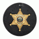 Boston Leather Recessed Circle Badge Holder - 600S-5011