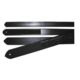 Boston Leather 1 1/4 Hook And Loop Tipped Belt, Black - 6529-1-48