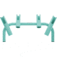 Bote Rocket Rac, Seafoam, BRR-23-SF