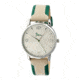 Boum Bm2204 Contraire Ladies Watch, Silver, Green Leather BOUBM2204