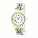 Boum Bon Voyage Unique-Print Ceramic-Bracelet Watch, Yellow, Standard BOUBM3401