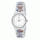 Boum Bon Voyage Unique-Print Ceramic-Bracelet Watch, White, Standard BOUBM3404