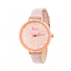 Boum Perle Leather-Band Watch, Rose Gold/Light Pink, BOUBM5105