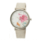 Boum Mademoiselle Floral-Dial Watch, Silver/Grey, Standard BOUBM3001