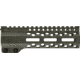 Bowden Tactical AR Handguard, AR-15, 7in, Olive Drab Green, J23007-GR
