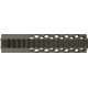 Bowden Tactical AR Handguard, AR-15, 7in, Olive Drab Green, J23007-GR