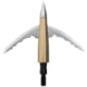 Bowmar Archery Aluminum Mechanical Broadheads, 2in, 100 Grain, Set of 2, Steel, 2PACK-100g-2.0in