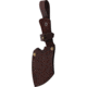 BPS Knives Tiger Fixed Blade Knife, 7.5in Overall, 3.25in, Natural Finish Blade, Walnut Handle, Leather Sheath, TIGER