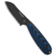 Bradford Bradford Knives Guardian3.5 Knife 3D Black/Blue G-10 Sheepsfoot/M390/Black, Black/Blue, Bohler M390, adult, BHQ-145487