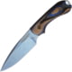 Bradford Knives Guardian 3 Fixed Blade Knife, 6.75in Overall, 3.5in Blue PVD AEB-L Stainless Steel Blade, Blue G-Wood Handle, Leather Sheath, 3FE-200P-AEBL
