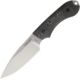 Bradford Knives Guardian 4 3D Fixed Blade Knife, 4.75in, N690 Steel, Standard Edge, Stonewash, Black, Canvas Micarta Handle, 1367 4FE-101-N690