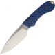 Bradford Knives Guardian 4 Black / Blue Knife, 4.5 stonewash finish Bohler N690 stainless drop p, Textured g10 handle, 4FE-013-N690