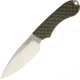 Bradford Knives Guardian 4 OD Green / Black Knife, 4.5 stonewash finish Bohler N690 stainless drop p, Textured g10 handle, 4FE-009-N690