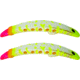 Brads Super Bait Casting/Trolling Lure, Rolling Swivel And Scent Pad, Candy Corn, 4in, #2 Treble, 2/Pack, TPSB-40