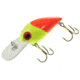 Brads Wiggler Crankbait, Floating/Sinking, Chartreuse with Red Slant, 3in, 3/8oz, BW-116