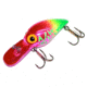 Brads Wiggler Crankbait, Floating/Sinking, Metallic Pink with Chartreuse Tail, 3in, 3/8oz, BW-64