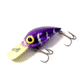 Brads Wiggler Crankbait, Floating/Sinking, Metallic Purple with Chartreuse Bill, 3in, 3/8oz, BW-43
