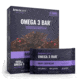 Braincare Omega 3 BarR - Dark Chocolate - Box 4 Count, 8340