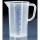 BrandTech Graduated Pitchers, Polypropylene, BrandTech V447081 Pitchers With Blue Overprint Molded Graduations