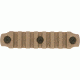 Bravo Company MFG BCM Gunfighter KeyMod Nylon Rail Section, 4in, Flat Dark Earth, BCMKMR1913N4FDE