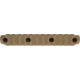 Bravo Company MFG BCM Gunfighter KeyMod Nylon Rail Section, 5.5in, Flat Dark Earth, BCMKMR1913N5FDE