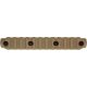 Bravo Company MFG KeyMod Picatinny, Nylon Rail Section, 5.5in, Flat Dark Earth, BCMKMR1913N5FDE