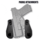 Bravo Concealment BCA OWB Gun Holster, Glock 43,43x,43x MOS, Left Hand, Black, BC10-1034