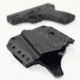 Bravo Concealment OWB BCA 3.0 Holster, S&amp;W, M&amp;P 9,40 Shield, Right Hand, 1.50in Belt Loops, Black, Small, 868316000387