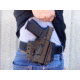 Bravo Concealment OWB BCA 3.0 Holster, Glock 19, 23, 32, 19X, 19 MOS, 45, Gen 3-5, Right Hand, 1.50in Belt Loop, Black, Small, 850007014667