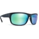 BREAKLINE OPTICS Bertha Sunglasses, Matte Black / Ghost Green Mirror, BL-BER-MB-GGM-P.03