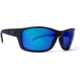 BREAKLINE OPTICS Cahaba Sunglasses, Matte Black / Blue Mirror, BL-CAH-MB-BLM-P.01