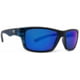 BREAKLINE OPTICS Oversoul Sunglasses, Blueline / Blue Mirror, BL-OVS-BL-BLM-P.01