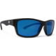 BREAKLINE OPTICS Oversoul Sunglasses, Matte Black / Blue Mirror, BL-OVS-MB-BLM-P.02