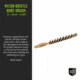 Breakthrough Clean Technologies .22 Cal Nylon Bristle Bore Brush, BT-22NBB