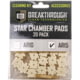 Breakthrough Clean Technologies AR-15 Star Chamber Pad - 20 Pack with 8-32 Thread Male/Male Adapter, BT-AR15SCP-20PK