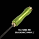 Breakthrough Clean Technologies Carbon Fiber Cleaning Rod with Rotating, Ergonomic Aluminum Handle, 5mm, 12in, BT-CFRR-12