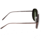 Breed Barlow Sunglasses, Brown Titanium Frame, Black Polarized Lens, Brown/Black, One Size, BSG055RB