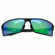 Breed Centaurus Sunglasses, Black Titanium Frame, Green Lens BSG021BK