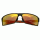 Breed Centaurus Sunglasses, Gun Metal Titanium Frame, Red Lens BSG021DR