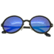 Breed Corvus Sunglasses, Black Titanium Frame, Blue Lens BSG025BK