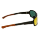 Breed Cosmos Sunglasses, Black Titanium Frame, Red-Yellow Lens BSG013BK