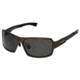 Breed Cosmos Sunglasses, Brown Titanium Frame, Black Lens BSG013BN